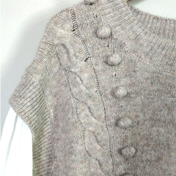 NWT Fate Twofer Sweater Vest Shirt Combo Top Large - Picture 5 of 7